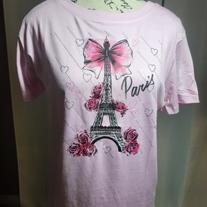T shirt "paris"  light pink